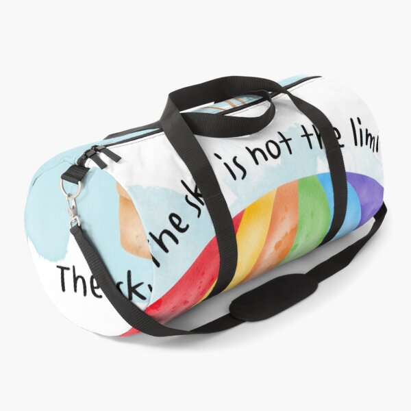 Item preview, The Sky Is Not The Limit Watercolor Hot Air Balloon designed and sold by MedusaGialla.