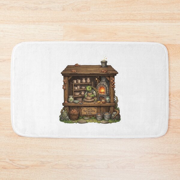 Item preview, Turi's Terracotta & Kiln | Woodland Turtle Potter | Cottagecore Pottery Studio | Ceramic Artist | Handmade Pottery | Whimsical Artisan Gift designed and sold by MrDev.