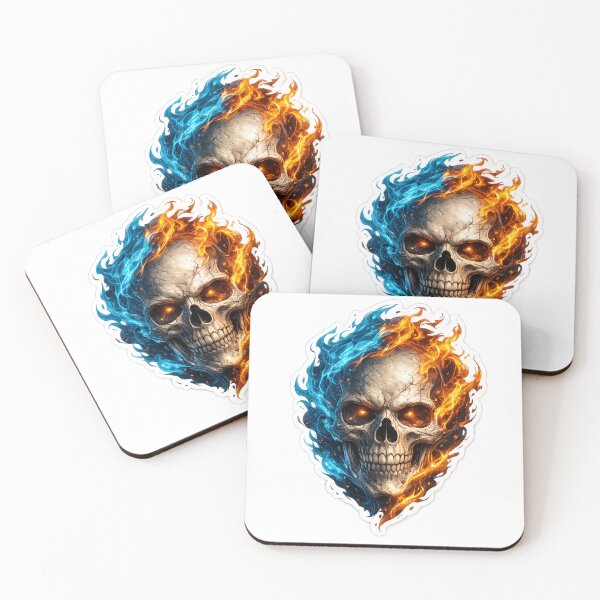 Item preview, Vibrant Día de los Muertos Sugar Skull Sticker | Colorful Floral Gothic Vinyl Decal designed and sold by ArtisticShape.