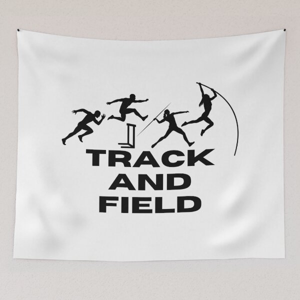 Item preview, TRACK AND FIELD SPORTS - BLACK designed and sold by ArtsyCity.
