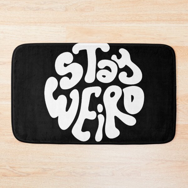 Item preview, Stay Weird Retro Groovy Wavy Typography Indie Aesthetic designed and sold by ConfuseLab Alt.