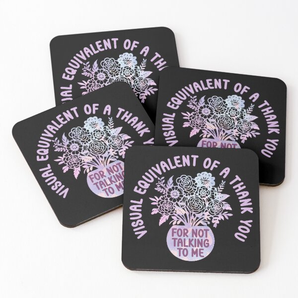 Item preview, Visual Equivalent Of A Thank You For Not Talking To Me - Funny Introvert Floral designed and sold by the-Z3nith.