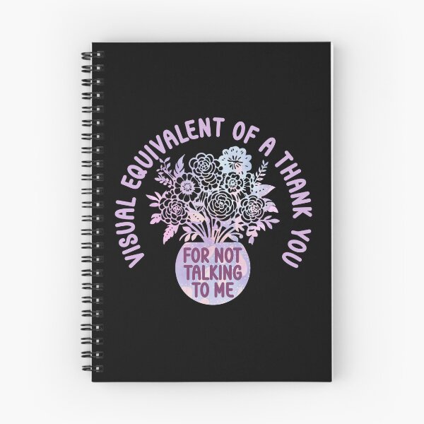 Item preview, Visual Equivalent Of A Thank You For Not Talking To Me - Funny Introvert Floral designed and sold by the-Z3nith.