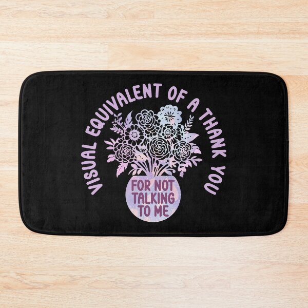 Item preview, Visual Equivalent Of A Thank You For Not Talking To Me - Funny Introvert Floral designed and sold by the-Z3nith.