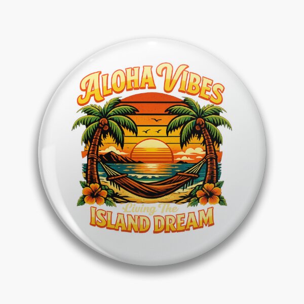 Item preview, Living The Island Dream Aloha Vibes designed and sold by DPBTees70.