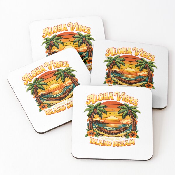 Item preview, Living The Island Dream Aloha Vibes designed and sold by DPBTees70.