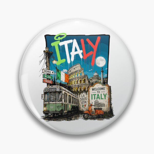 Item preview, Italy Urban Graffiti Design | Street Art Edition designed and sold by AtuqStudio.