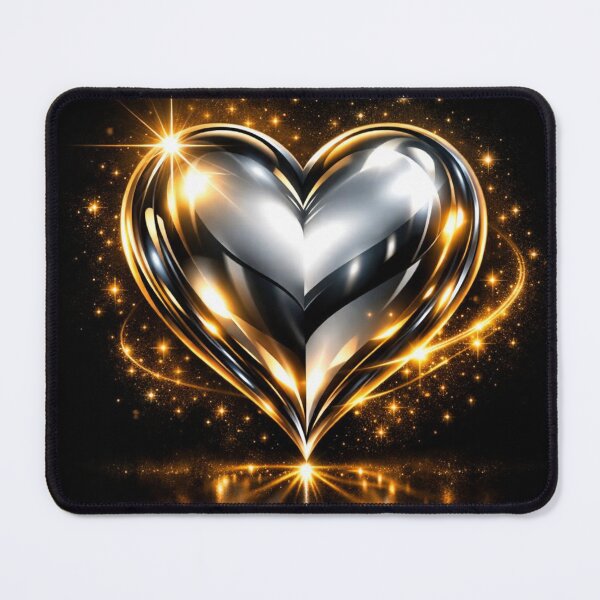 Item preview, Metallic Heart Radiance — Ultra Premium Shining Love Symbol designed and sold by InfiniteArchive.