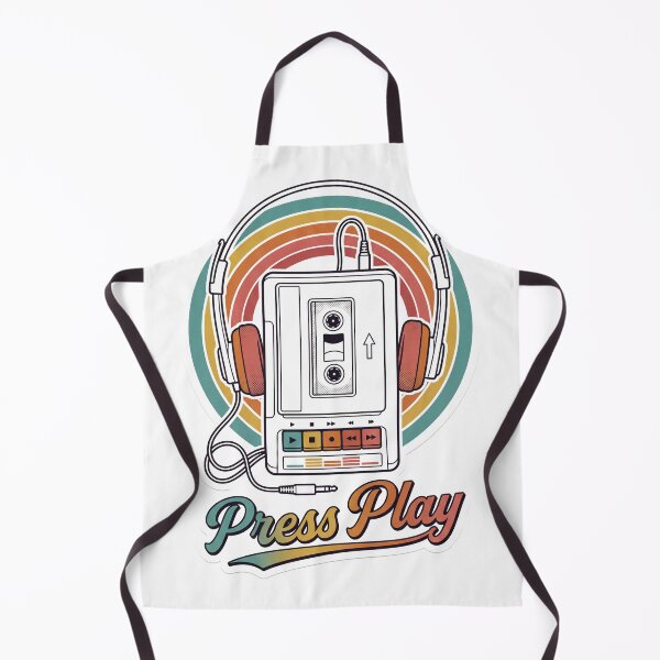 Item preview, Press Play Retro Walkman Design designed and sold by AImemeLab.