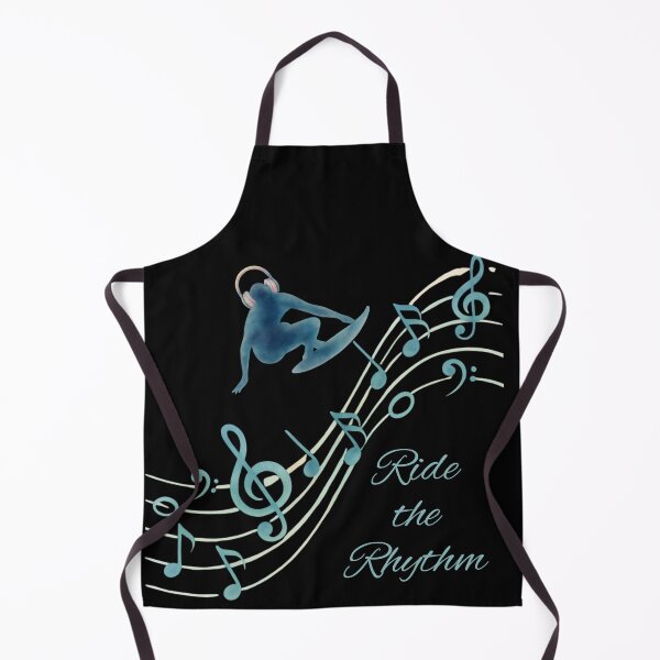 Item preview, Ride the Rhythm – Music Surfer Design | Surfing Music Lover | Beach Vibes Graphic designed and sold by VariusDesigns.