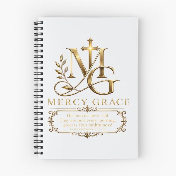 Item preview, Mercy Grace,  His Mercies Never Fail,  Luxury Christian Cr  Apparel designed and sold by KINGDOM GOLD STUDIO.