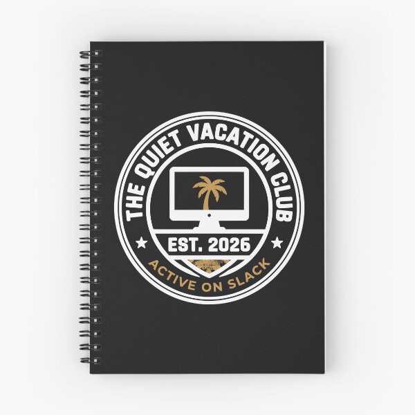 Item preview, The Quiet Vacation Club Funny Corporate Office Burnout designed and sold by MavtM.