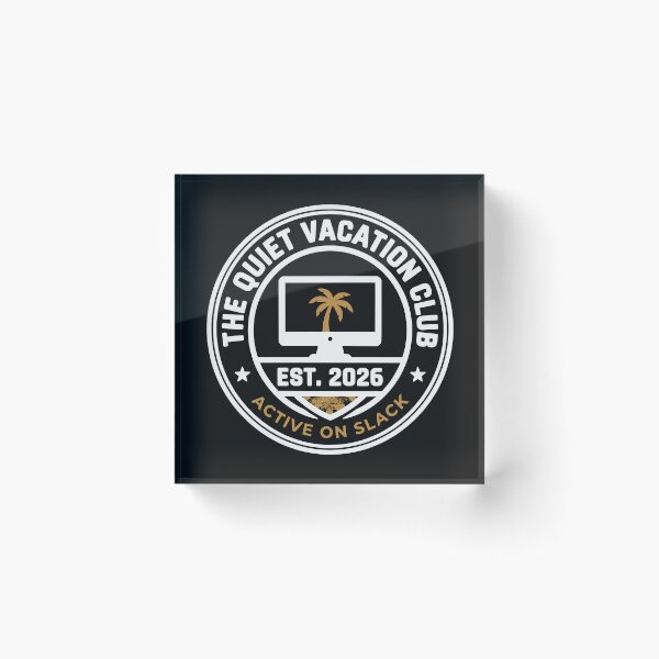 Item preview, The Quiet Vacation Club Funny Corporate Office Burnout designed and sold by MavtM.