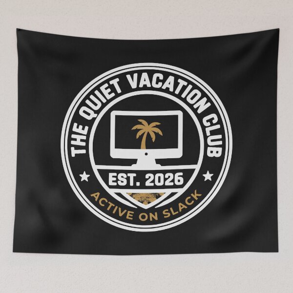 Item preview, The Quiet Vacation Club Funny Corporate Office Burnout designed and sold by MavtM.