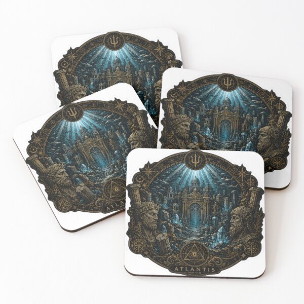 Item preview, Lost Atlantis Ancient Ruins Dark Fantasy designed and sold by PatternFly.