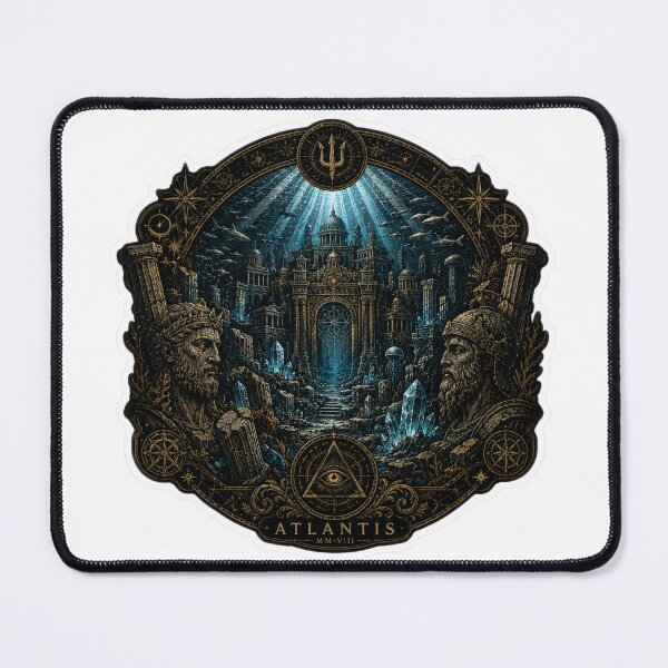 Item preview, Lost Atlantis Ancient Ruins Dark Fantasy designed and sold by PatternFly.