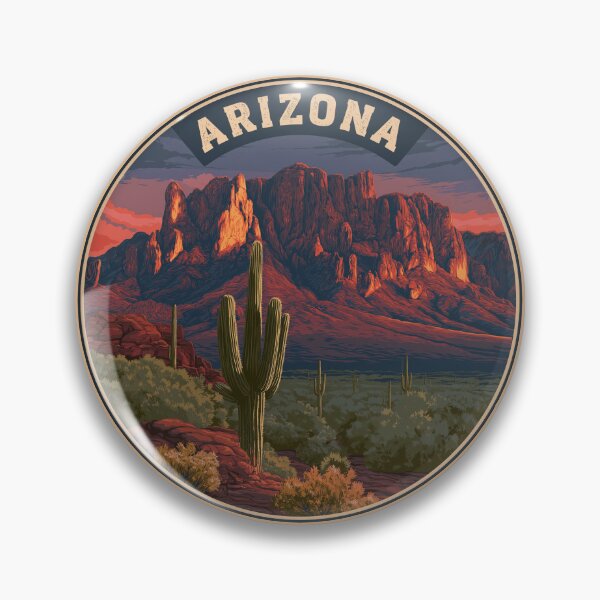 Item preview, Arizona USA Illustration Design #15 designed and sold by GoldenAurora91.