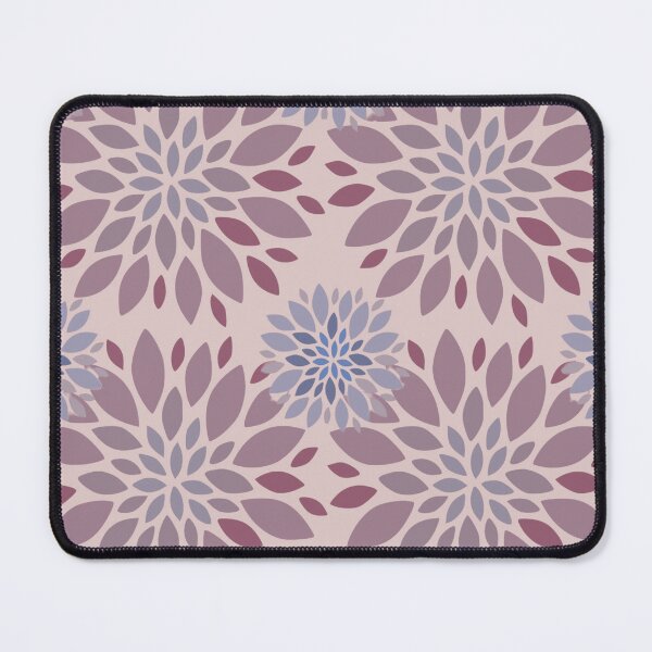 Item preview, Elegant Purple Floral Seamless Pattern | Modern Geometric Flower Repeat designed and sold by StudiobyTara.