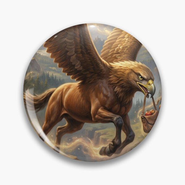 Item preview, Eagorse of the Golden Canyon | Epic Fantasy Hybrid Creature designed and sold by TreatLLC.