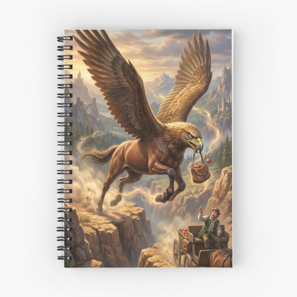 Item preview, Eagorse of the Golden Canyon | Epic Fantasy Hybrid Creature designed and sold by TreatLLC.