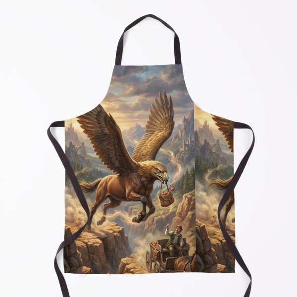 Item preview, Eagorse of the Golden Canyon | Epic Fantasy Hybrid Creature designed and sold by TreatLLC.