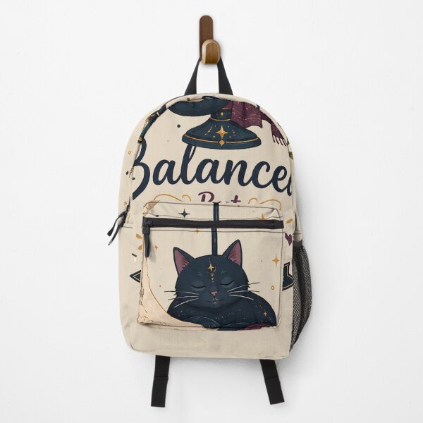 Item preview, Moon Balance Cat Cozy Faith Inspired Sticker designed and sold by Tharaazu.