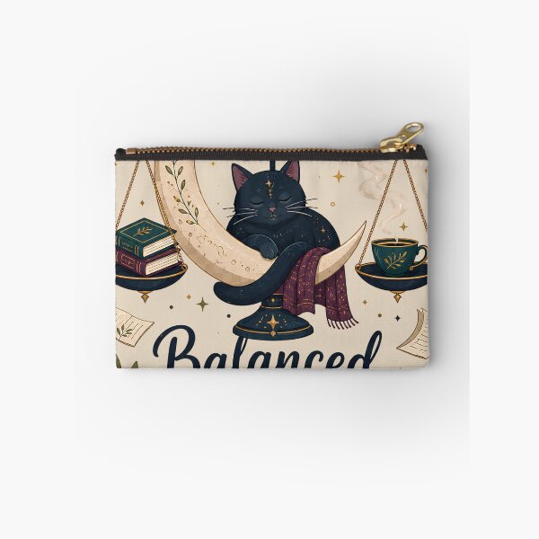 Item preview, Moon Balance Cat Cozy Faith Inspired Sticker designed and sold by Tharaazu.