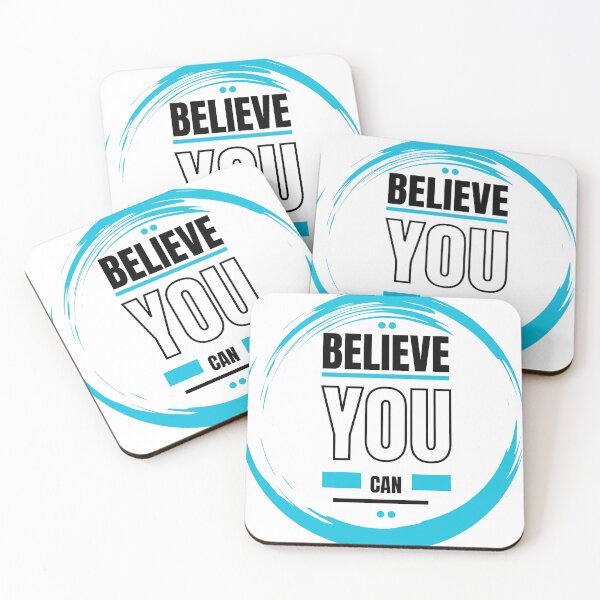 Item preview, Believe You Can Motivational Quote Circle designed and sold by Kirtikdesigns.
