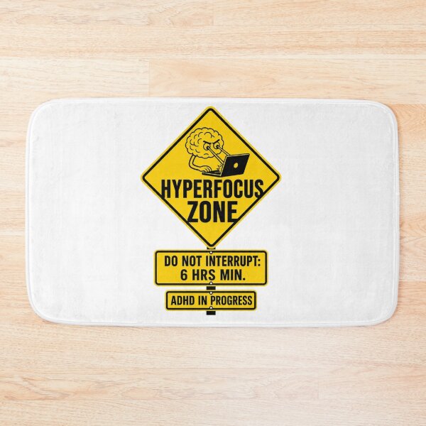 Item preview, Hyperfocus Don't Disturb Warning Sign ADHD Humor t-shirt designed and sold by Mosidrip.