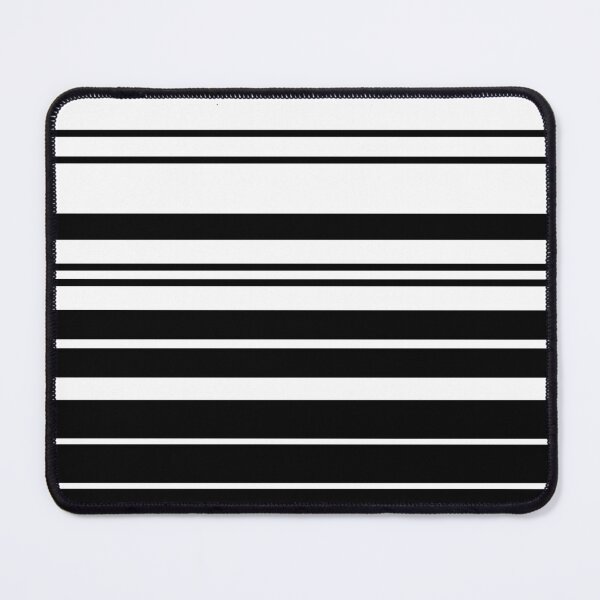 Item preview, Horizontal Stripes Black and White Minimalist Split Pattern designed and sold by DigitalArtx-com.