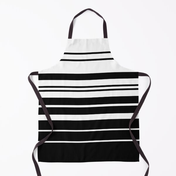 Item preview, Horizontal Stripes Black and White Minimalist Split Pattern designed and sold by DigitalArtx-com.