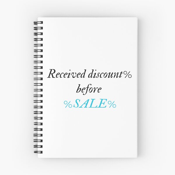 Item preview, Received discount% before %sale% designed and sold by ArtistTejal.