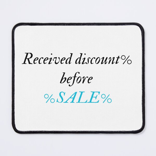 Item preview, Received discount% before %sale% designed and sold by ArtistTejal.