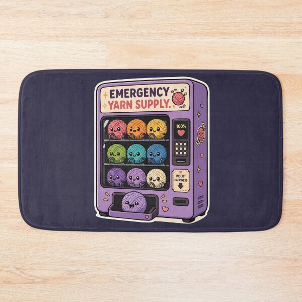 Item preview, Emergency Yarn Supply Cute Knitting Vending Machine designed and sold by SimplePoDesign.
