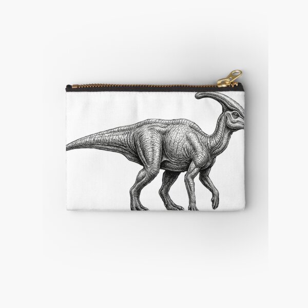 Item preview, Realistic high detail black and white parasaurolophus designed and sold by Minimalisticaly.