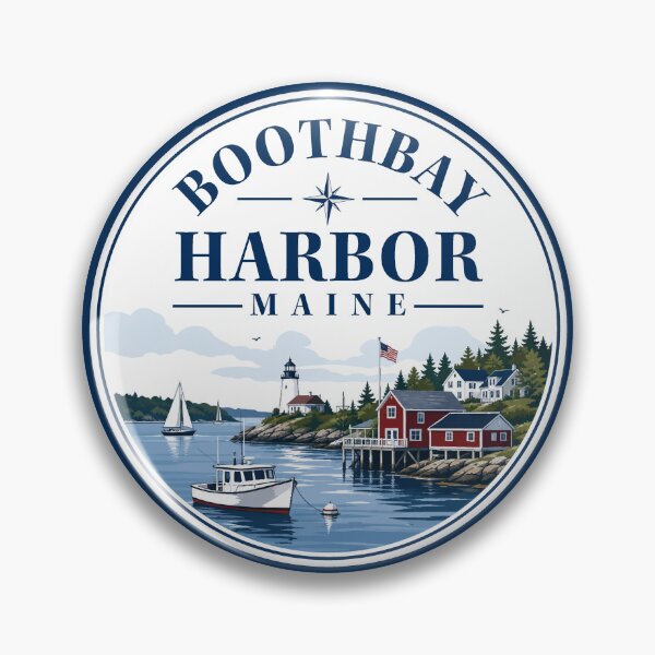 Item preview, Boothbay Harbor Maine designed and sold by NPStudio.
