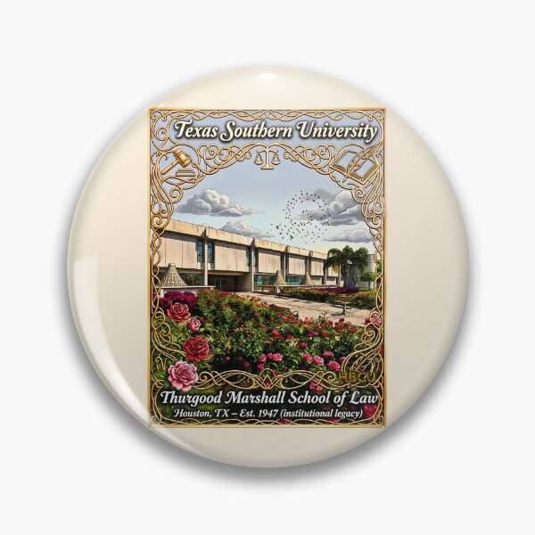 Item preview, Texas Southern University Thurgood Marshall School of Law Architectural Illustration designed and sold by EvergreenPark - Tee Studio.