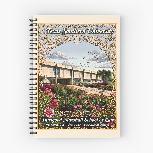 Item preview, Texas Southern University Thurgood Marshall School of Law Architectural Illustration designed and sold by EvergreenPark - Tee Studio.