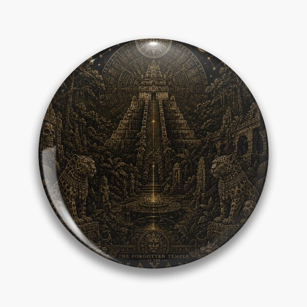 Item preview, Ancient Maya Dark Fantasy Temple designed and sold by PatternFly.