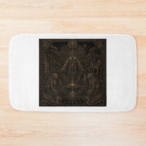 Item preview, Ancient Maya Dark Fantasy Temple designed and sold by PatternFly.