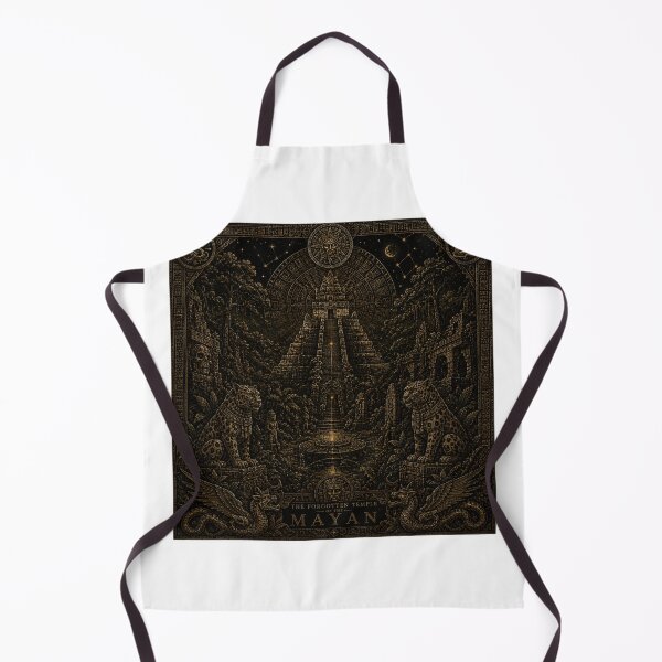 Item preview, Ancient Maya Dark Fantasy Temple designed and sold by PatternFly.
