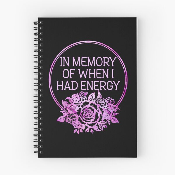 Item preview, In Memory Of When I Had Energy - Funny Sarcastic Exhaustion Floral Badge designed and sold by the-Z3nith.