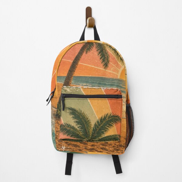Item preview, Retro 70s Beach Sunset Tropical Paradise designed and sold by ByMorad.