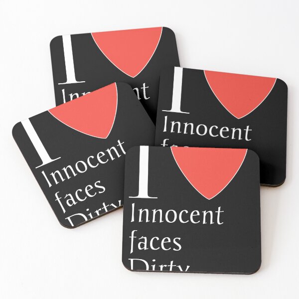 Item preview, I Love Innocent faces dirty minds design tshirt typo  designed and sold by Prism-Bubble.