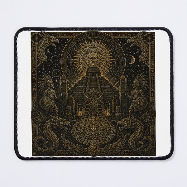 Item preview, Ancient Aztec Dark Fantasy Temple designed and sold by PatternFly.