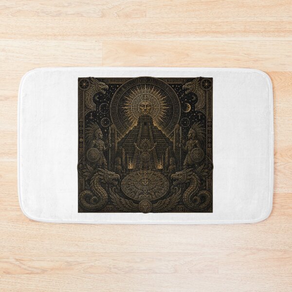 Item preview, Ancient Aztec Dark Fantasy Temple designed and sold by PatternFly.