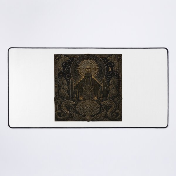 Item preview, Ancient Aztec Dark Fantasy Temple designed and sold by PatternFly.