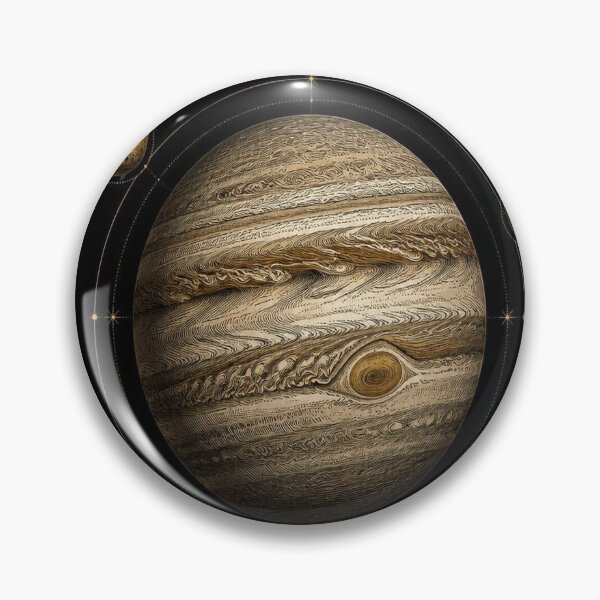 Item preview, Jupiter Dark Academia Astronomical Engraving designed and sold by SunnyDesign82.