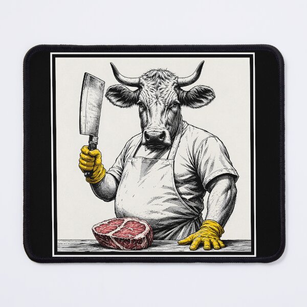 Item preview, The Butcher (Cow Version) designed and sold by DredMuunStudios.
