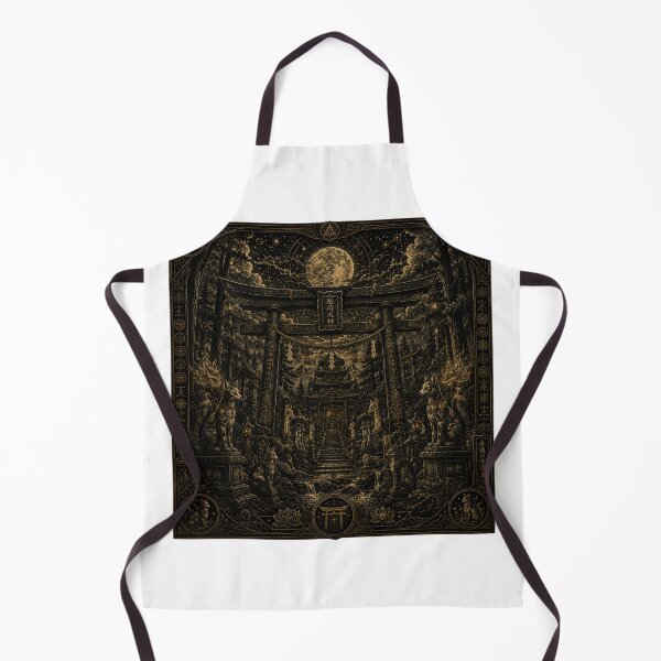 Item preview, Ancient Japan Dark Fantasy Shrine designed and sold by PatternFly.